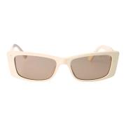 Stijlvolle zonnebril met blauwe accenten Jimmy Choo , White , Dames