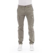 Cargo Broek - Effen Kleur - Trendy Baldinini , Beige , Heren