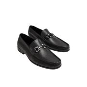 Leren Mocassins Salvatore Ferragamo , Black , Heren