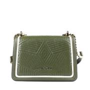 Pre-owned Leather handbags Bvlgari Vintage , Green , Dames