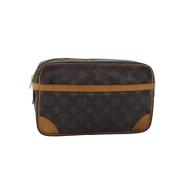 Pre-owned Canvas louis-vuitton-bags Louis Vuitton Vintage , Brown , Da...