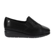 Leren Dames Loafers Stijlvol Comfort Cinzia Soft , Black , Dames