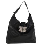 Pre-owned Leather handbags Valentino Vintage , Black , Dames