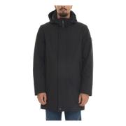 Hooded Jacket met Afneembare Capuchon Peuterey , Black , Heren