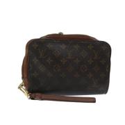 Pre-owned Canvas louis-vuitton-bags Louis Vuitton Vintage , Brown , Da...