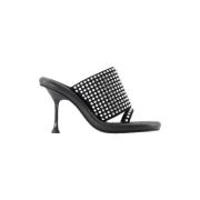 Leather sandals JW Anderson , Black , Dames