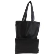 Pre-owned Leather totes Bottega Veneta Vintage , Black , Dames