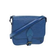 Pre-owned Leather louis-vuitton-bags Louis Vuitton Vintage , Blue , Da...