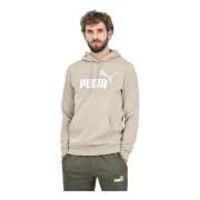 Essentials+ Beige Hoodie Sweater Puma , Beige , Heren