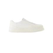 Leather sneakers Jil Sander , Beige , Dames