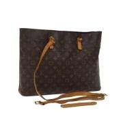 Pre-owned Canvas louis-vuitton-bags Louis Vuitton Vintage , Brown , Da...