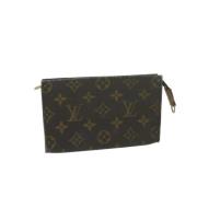 Pre-owned Canvas louis-vuitton-bags Louis Vuitton Vintage , Brown , Da...