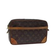 Pre-owned Canvas louis-vuitton-bags Louis Vuitton Vintage , Brown , Da...