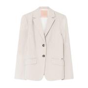 Madlen Blazer voor Vrouwen Gustav , Beige , Dames