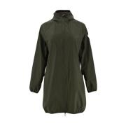 Lange Waterdichte Hooded Regenjas - Reflecterende Winddichte Jas Jott ...