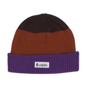 Kleur-blok Beanie Zwart/paars/roestig Cotopaxi , Purple , Unisex