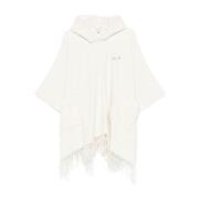 Witte Faux-Shearling Franje Jas Liu Jo , White , Dames