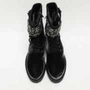 Pre-owned Velvet boots René Caovilla Pre-owned , Black , Dames