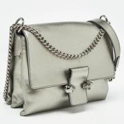 Pre-owned Leather shoulder-bags Alexander McQueen Pre-owned , Gray , D...