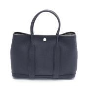 Pre-owned Leather hermes-bags Hermès Vintage , Blue , Dames