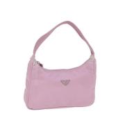 Pre-owned Nylon prada-bags Prada Vintage , Pink , Dames