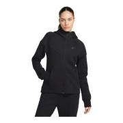 Dames Fleece Hoodie met Tech Nike , Black , Dames