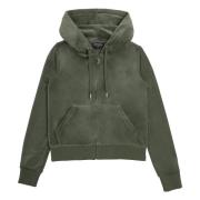 Klassieke Robertson Hoodie in Thyme Juicy Couture , Green , Dames