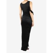 Pre-owned Silk dresses Dior Vintage , Black , Dames