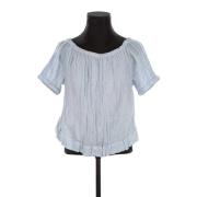 Pre-owned Cotton tops Chloé Pre-owned , Blue , Dames