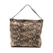 Python Print Leren Schoudertas Pompei Donatella , Brown , Dames