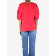 Pre-owned Fabric tops Fendi Vintage , Red , Dames