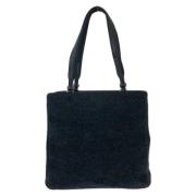 Pre-owned Canvas totes Prada Vintage , Black , Dames