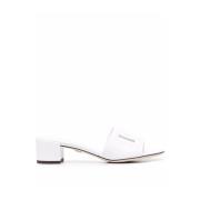 Stijlvolle Mules Cr1139Ay32980001 Dolce & Gabbana , White , Dames