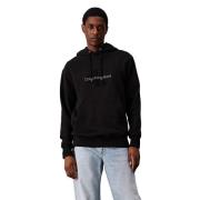 Heren Crewneck Sweatshirt met Monogram Calvin Klein Jeans , Black , He...