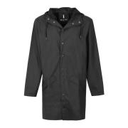 Lange Waterdichte Jas Rains , Black , Heren