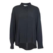 Zwarte Shirt Plaza Camicia 8PM , Black , Dames