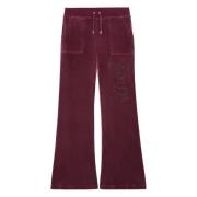 Lage Layla Broek Juicy Couture , Red , Dames