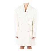 Witte wollen jas Wardrobe.nyc , White , Dames