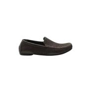 Pre-owned Leather flats Armani Pre-owned , Brown , Heren