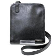 Pre-owned Leather shoulder-bags Bvlgari Vintage , Black , Dames