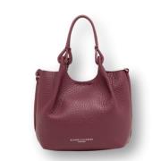 Elegante leren handtas met schouderband Gianni Chiarini , Red , Dames