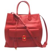 Pre-owned Leather balenciaga-bags Balenciaga Vintage , Red , Dames