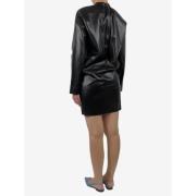 Pre-owned Leather dresses Celine Vintage , Black , Dames