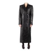 Zwarte schapenvacht jas Magda Butrym , Black , Dames