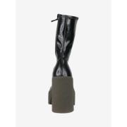 Pre-owned Leather boots Stella McCartney Pre-owned , Black , Dames