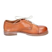 Elegante Vintage Leren Damesschoenen Moma , Brown , Dames