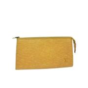 Pre-owned Leather louis-vuitton-bags Louis Vuitton Vintage , Yellow , ...