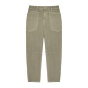 Ecru Worker Style Loszittende Broek Ba&Sh , Beige , Dames