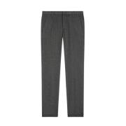 Chino Broek NorHeren Taille Achterzakken Dondup , Black , Heren