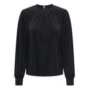 Vrij Leven Blouse Only , Black , Dames